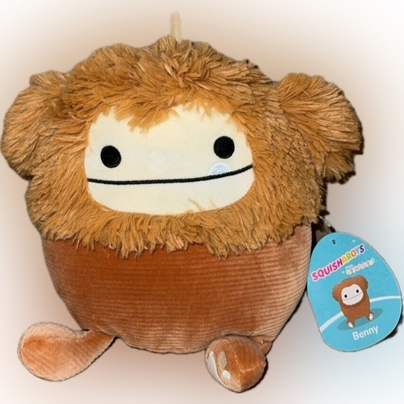🇺🇸 NWT 8" BENNY BIGFOOT SQUISHAROYS SQUISHMALLOW - Picture 2 of 11